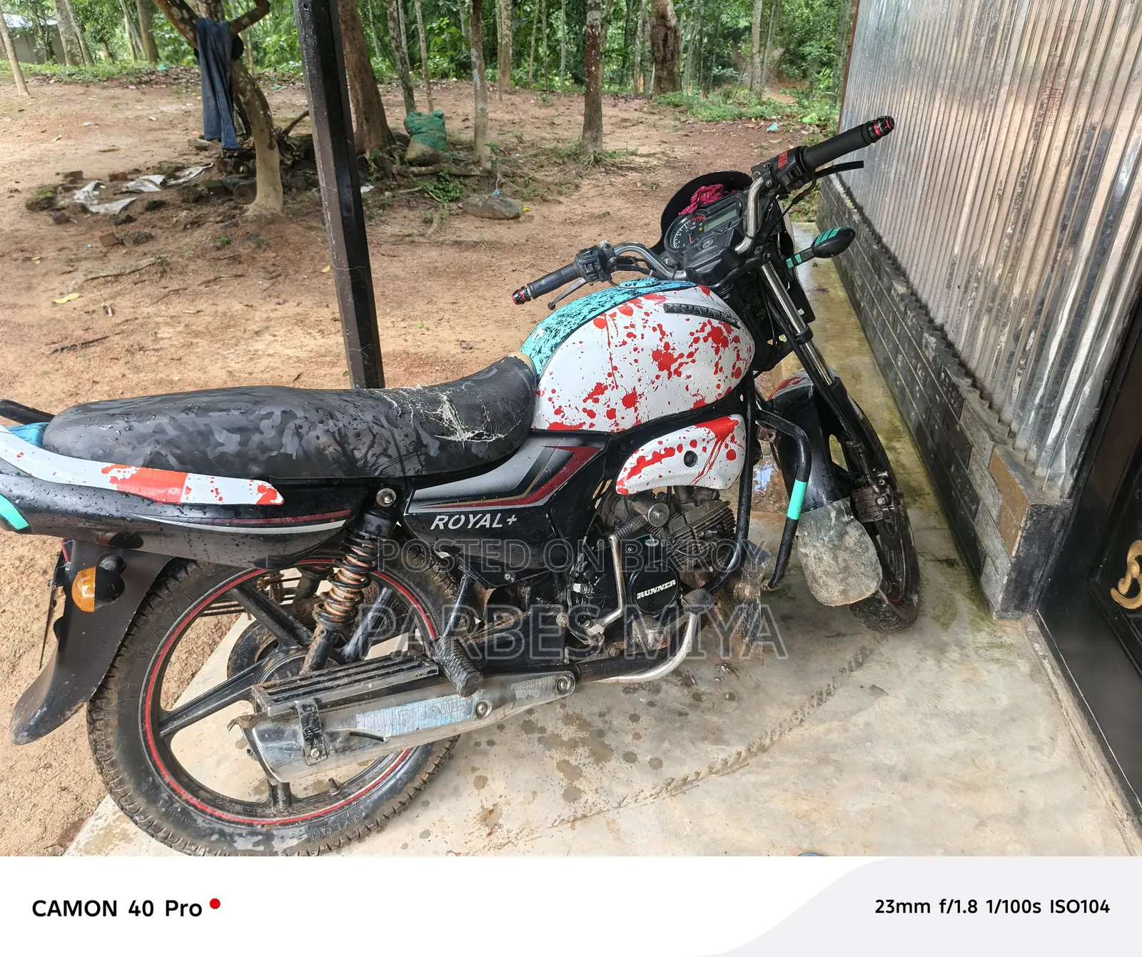 Wottan Motor Rebbe 125 ২০২০ কালো