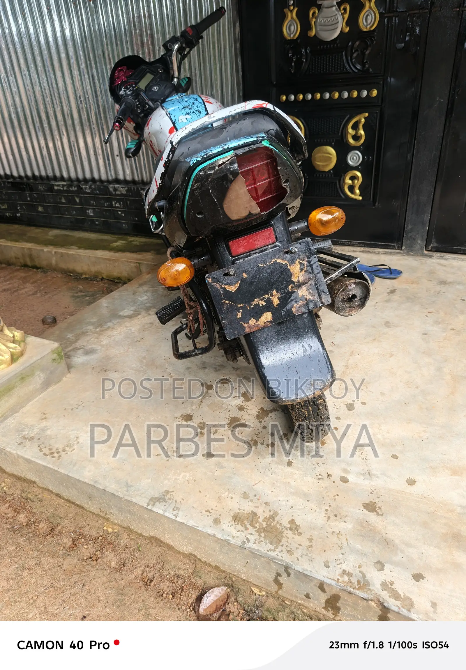 Wottan Motor Rebbe 125 ২০২০ কালো