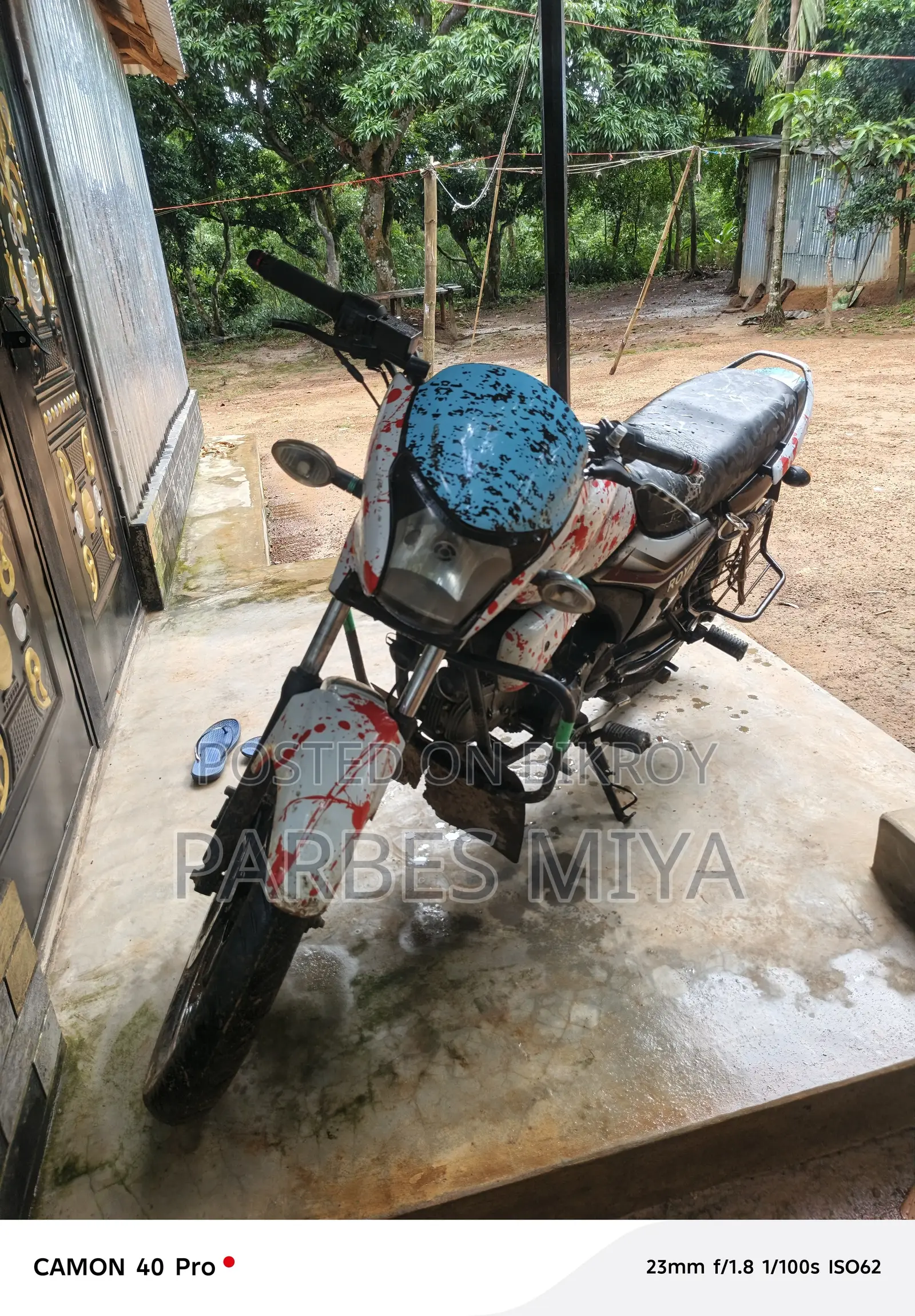 Wottan Motor Rebbe 125 ২০২০ কালো