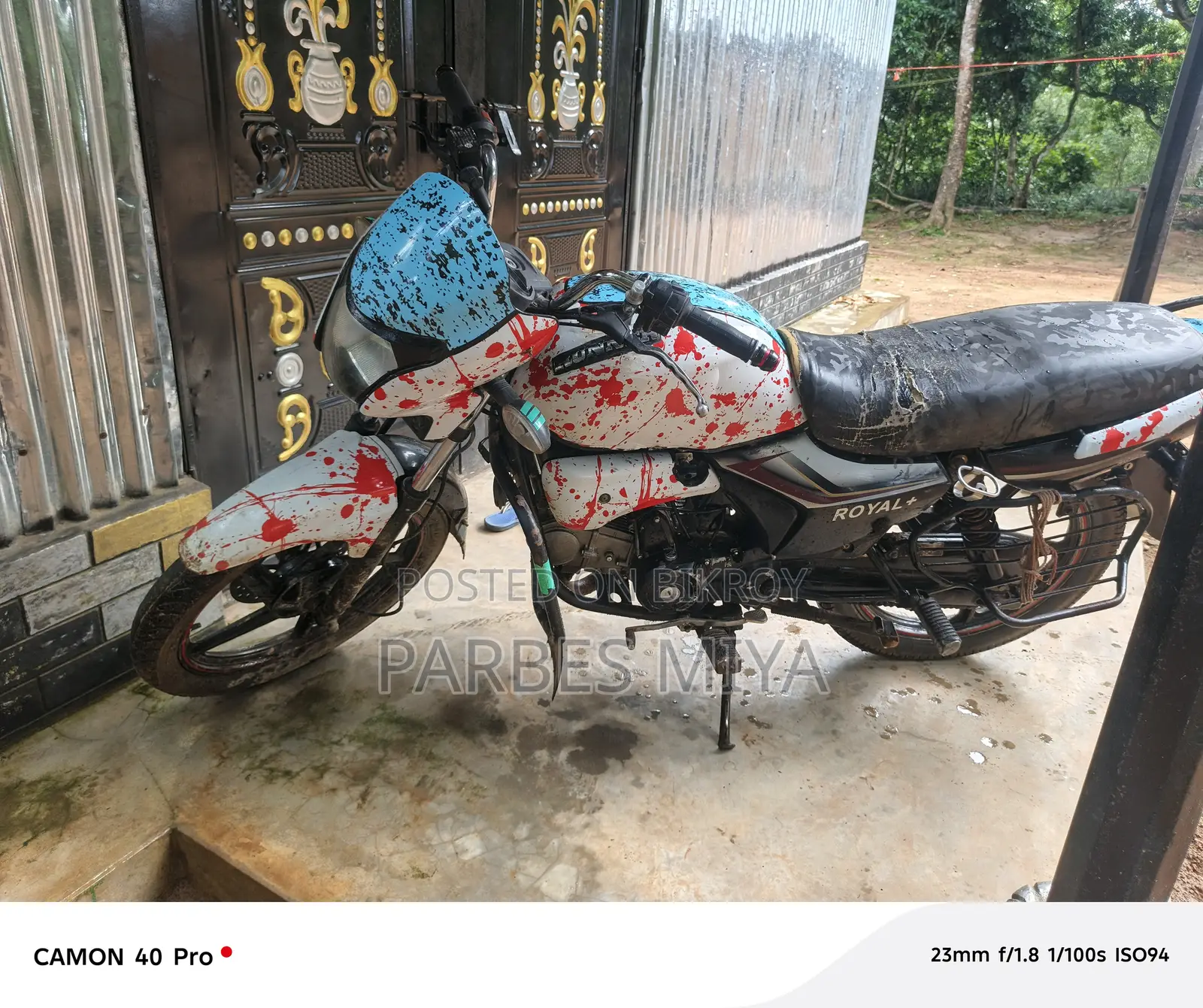 Wottan Motor Rebbe 125 ২০২০ কালো