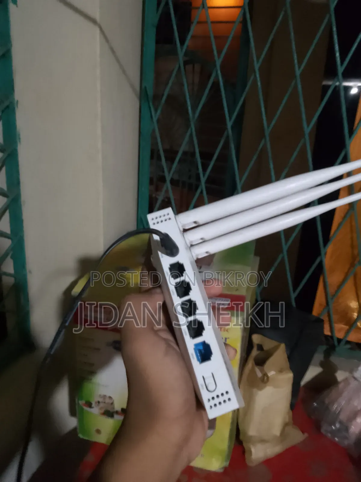 রাউটার + ক্যাট৬ কেবল