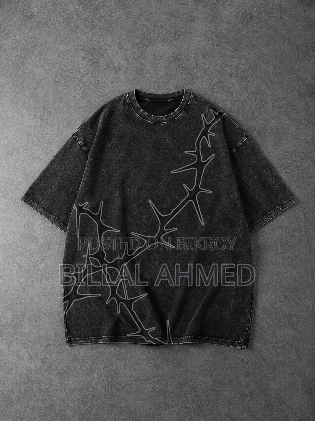 Printed Drop Shoulder
