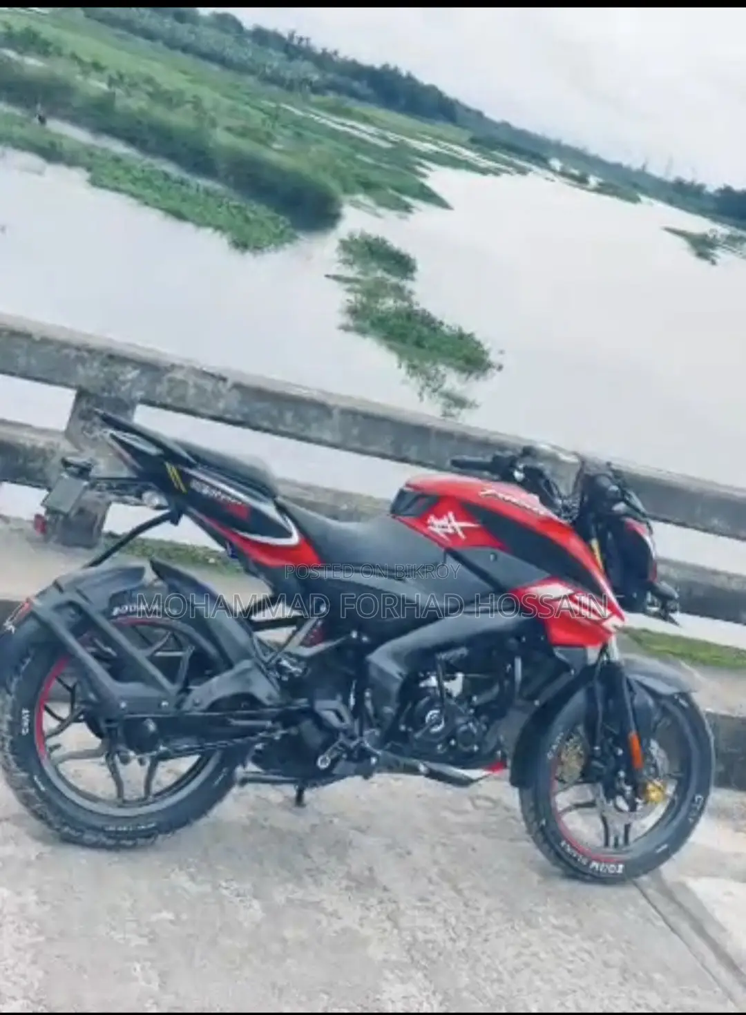 বাজাজ পালসার এনএস১২৫ ২০২৫ লাল