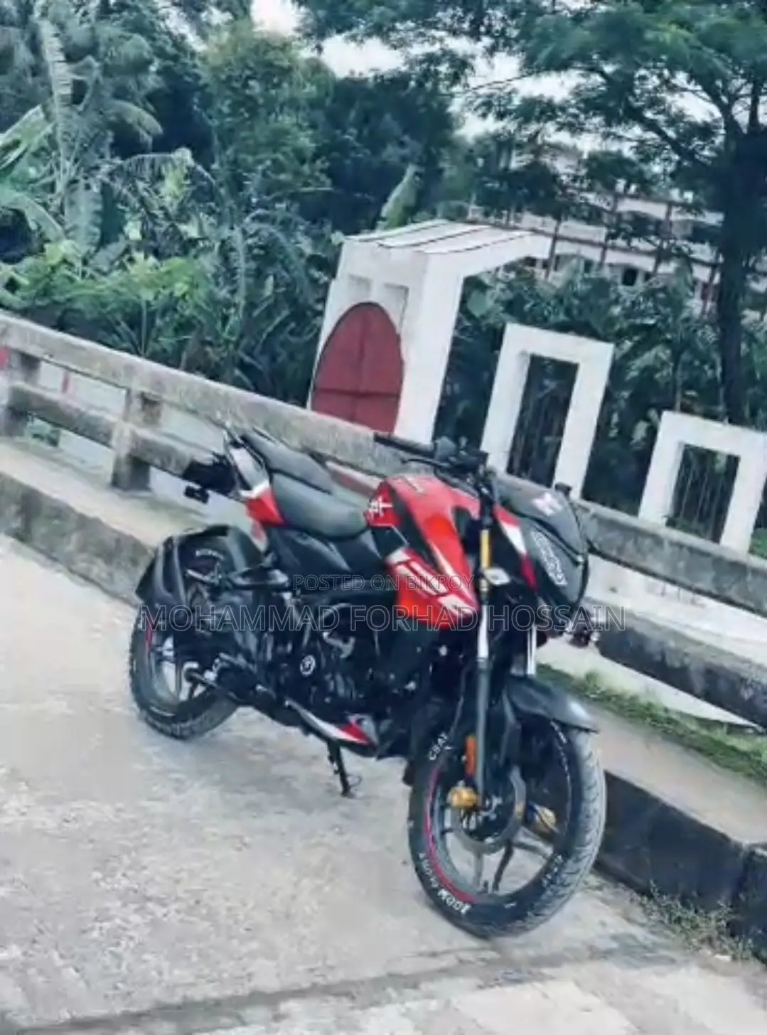 বাজাজ পালসার এনএস১২৫ ২০২৫ লাল