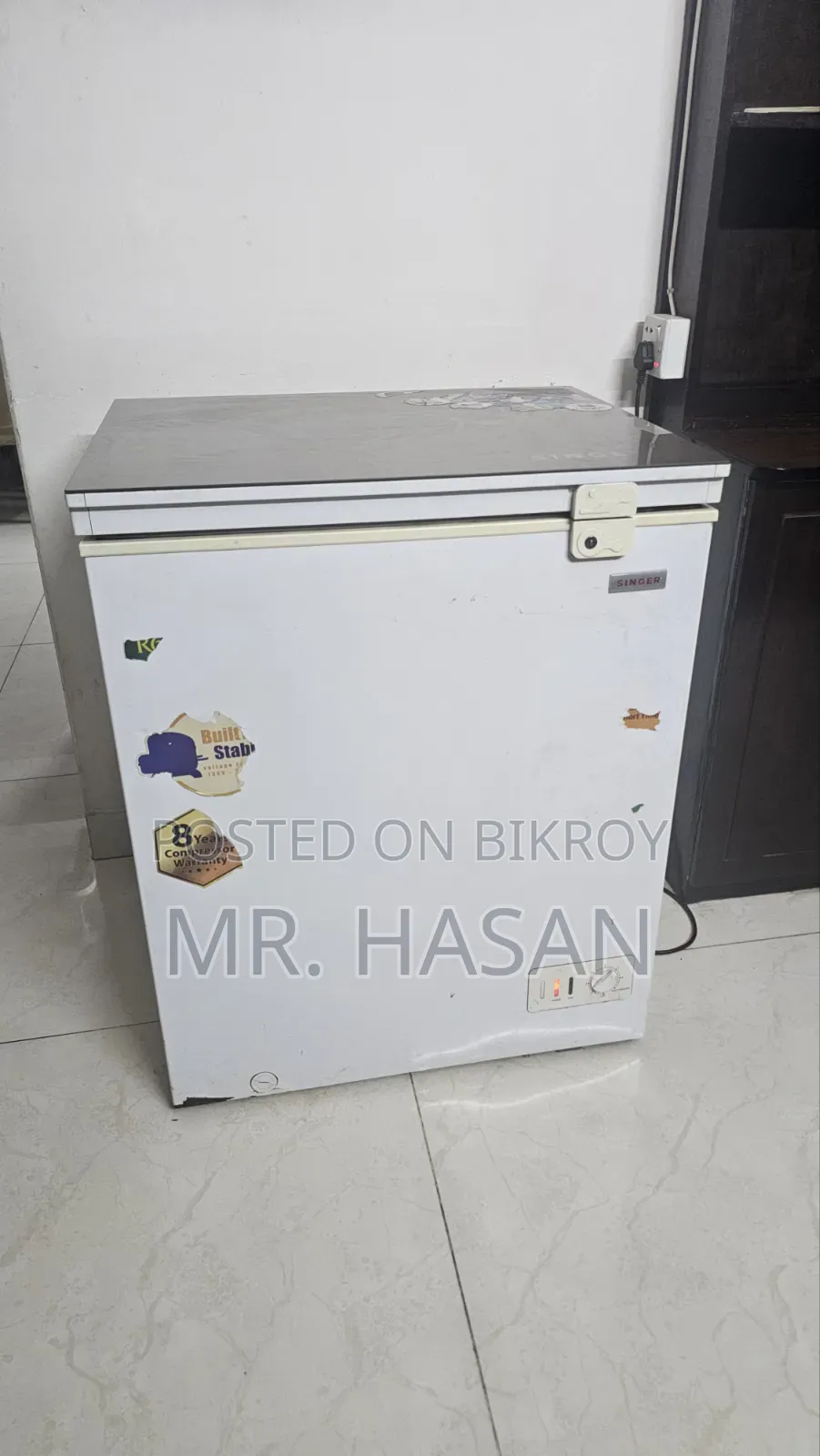 Singer Deep Freezer / Refrigerator 148L (Model: SINGER-GT-165-GL-WH)