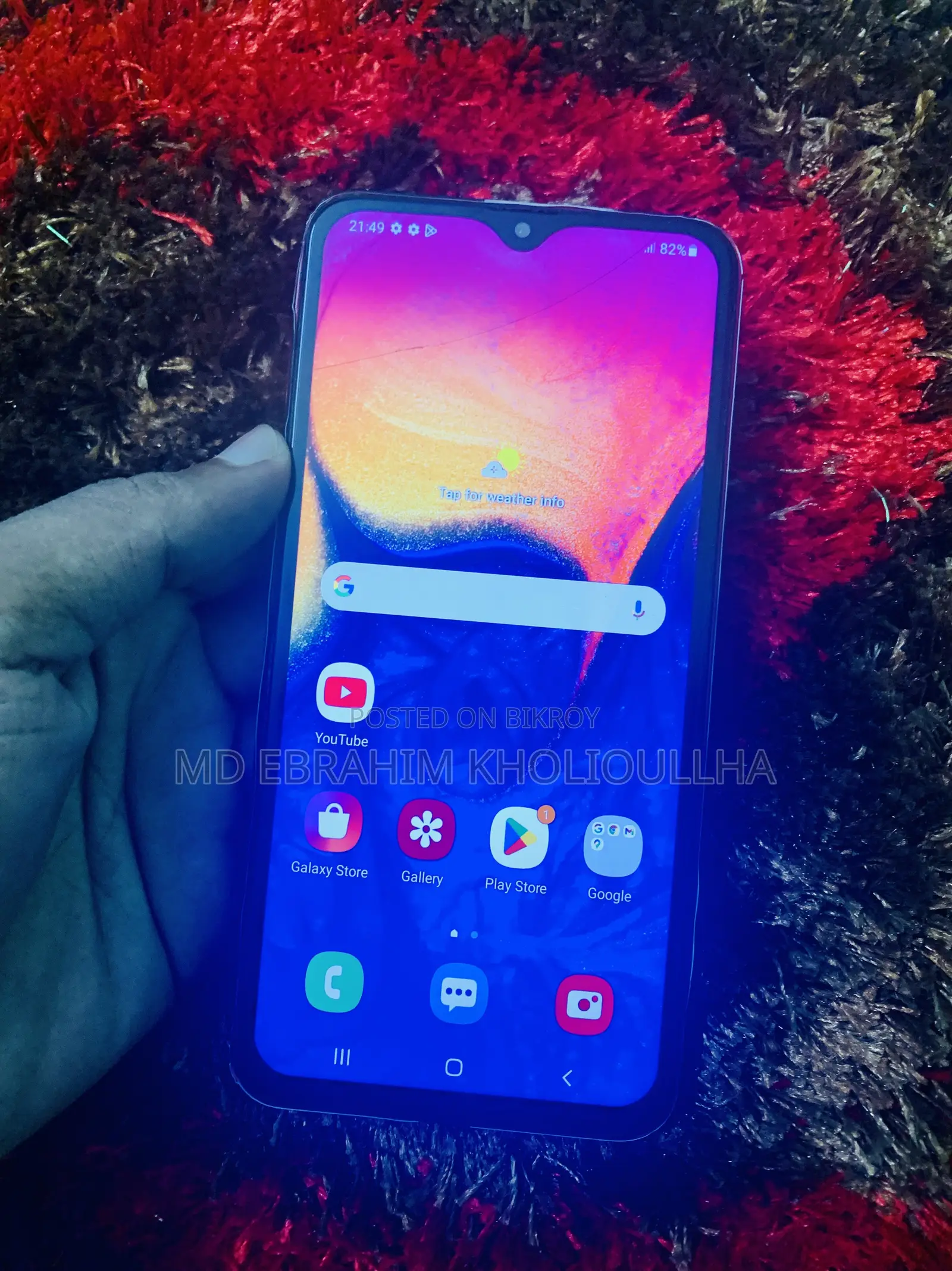 স্যামসাং এ১০ ৩২ জিবি ব্ল্যাক