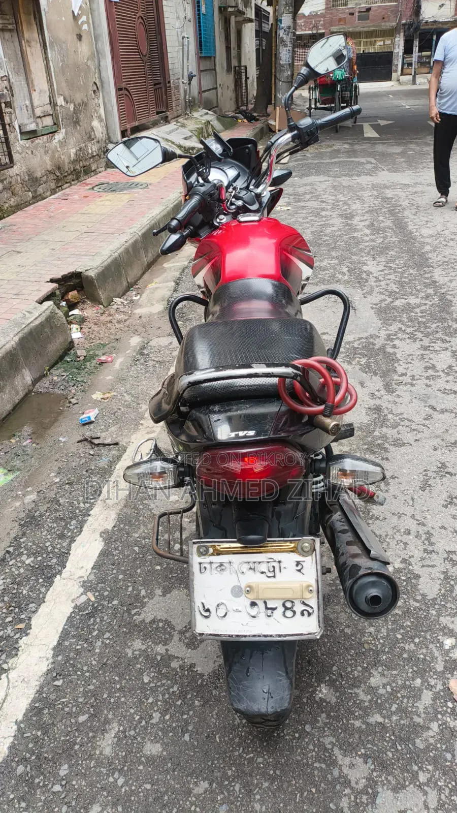 TVS Metro Plus 2018 Red