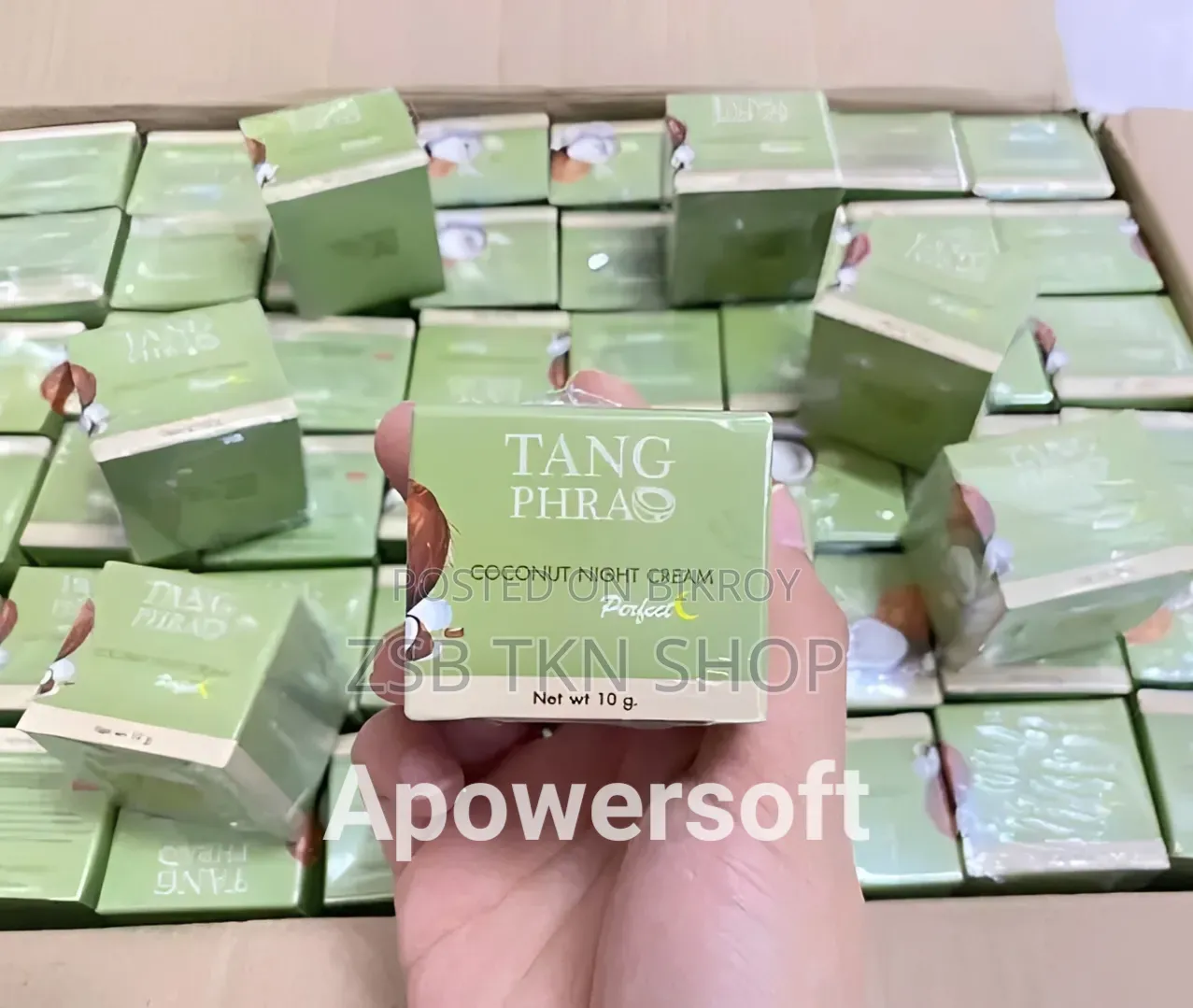 Tang Phrao Coconut Night Cream 10g | Overnight Moisturizing Face Cream