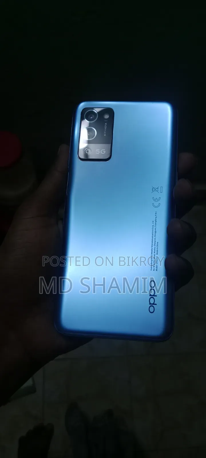 New Oppo A56 5G 256 GB Blue