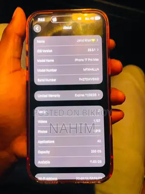 Apple iPhone 17 Pro Max 256 GB Orange
