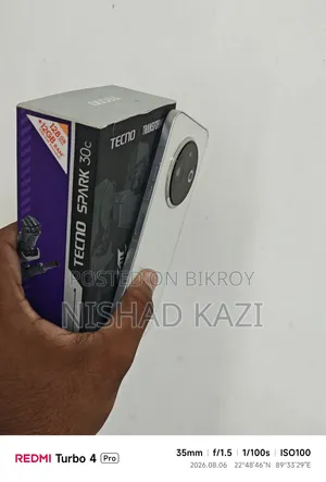 টেকনো স্পার্ক ৩০সি ১২৮ জিবি হোয়াইট