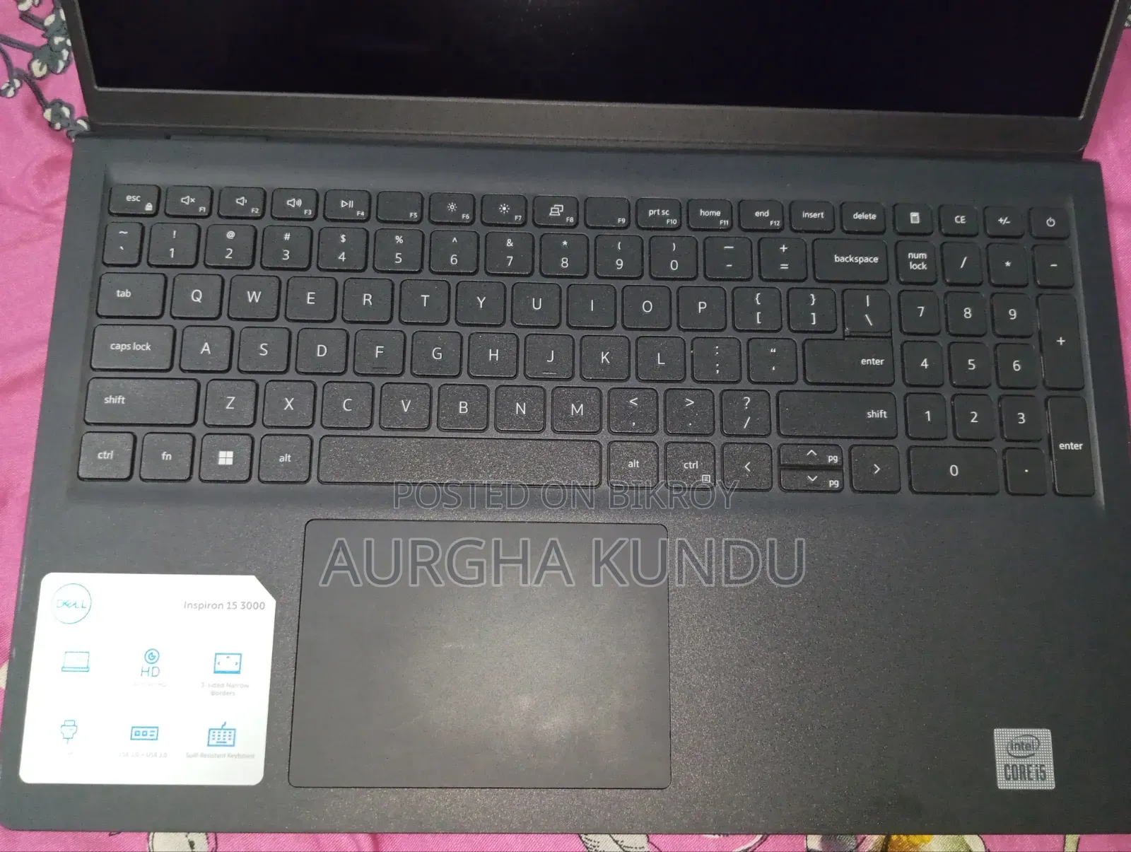 Laptop Dell Inspiron 15 3000 8GB Intel Core I5 SSD 256GB