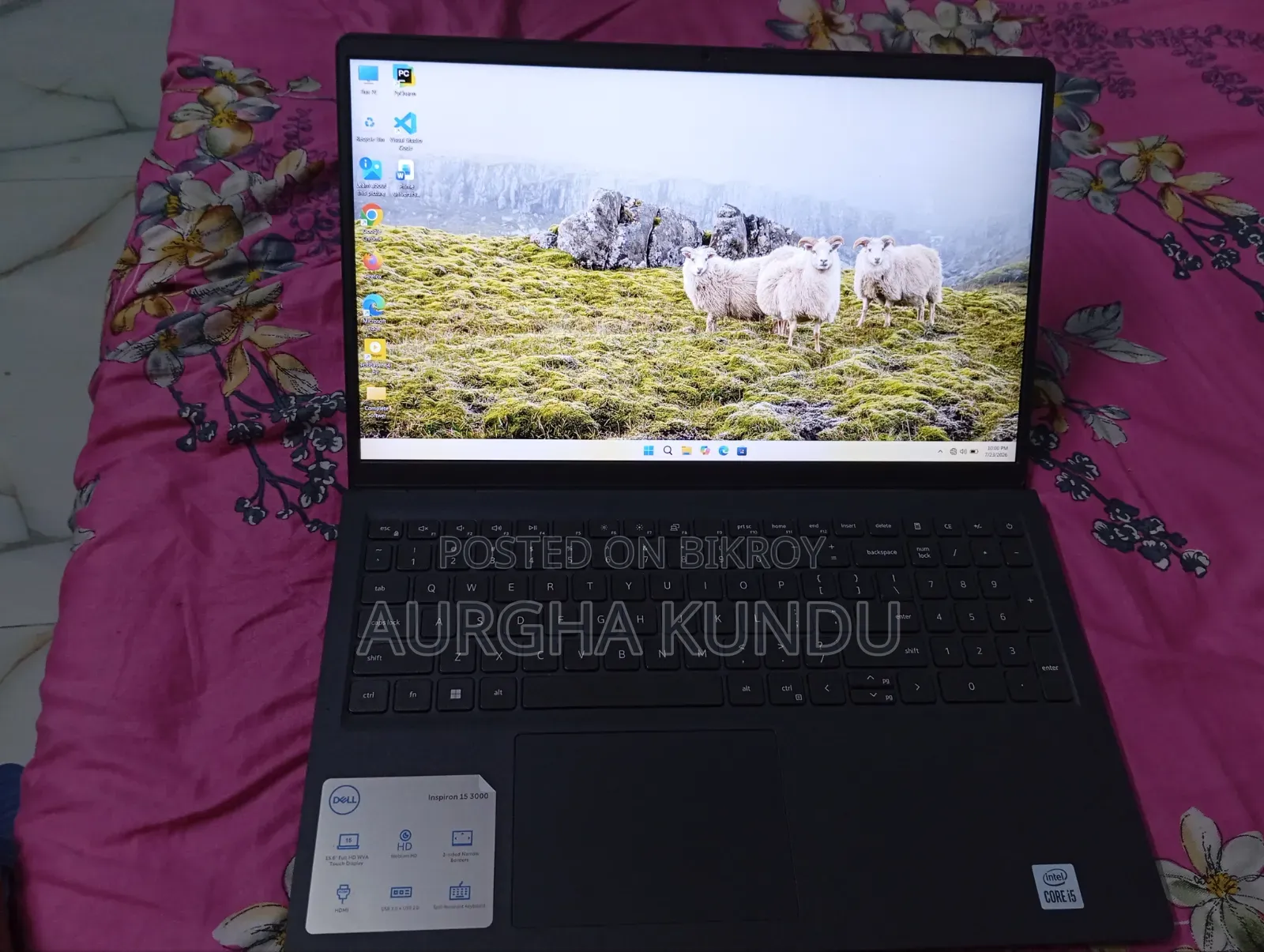 Laptop Dell Inspiron 15 3000 8GB Intel Core I5 SSD 256GB