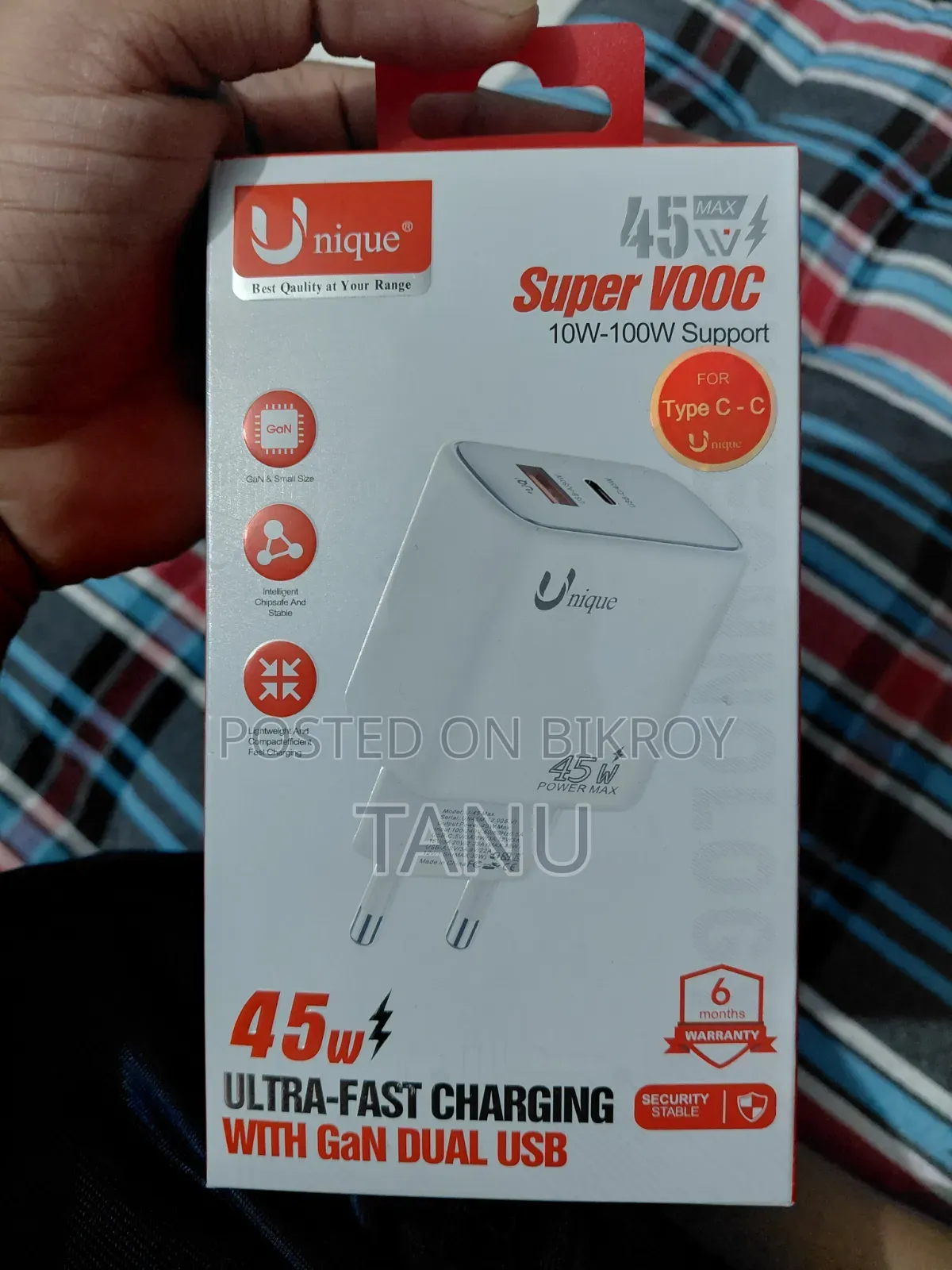 Unique 45 Watt Fast Charger