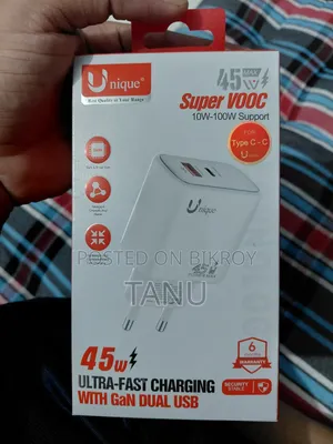 Unique 45 Watt Fast Charger