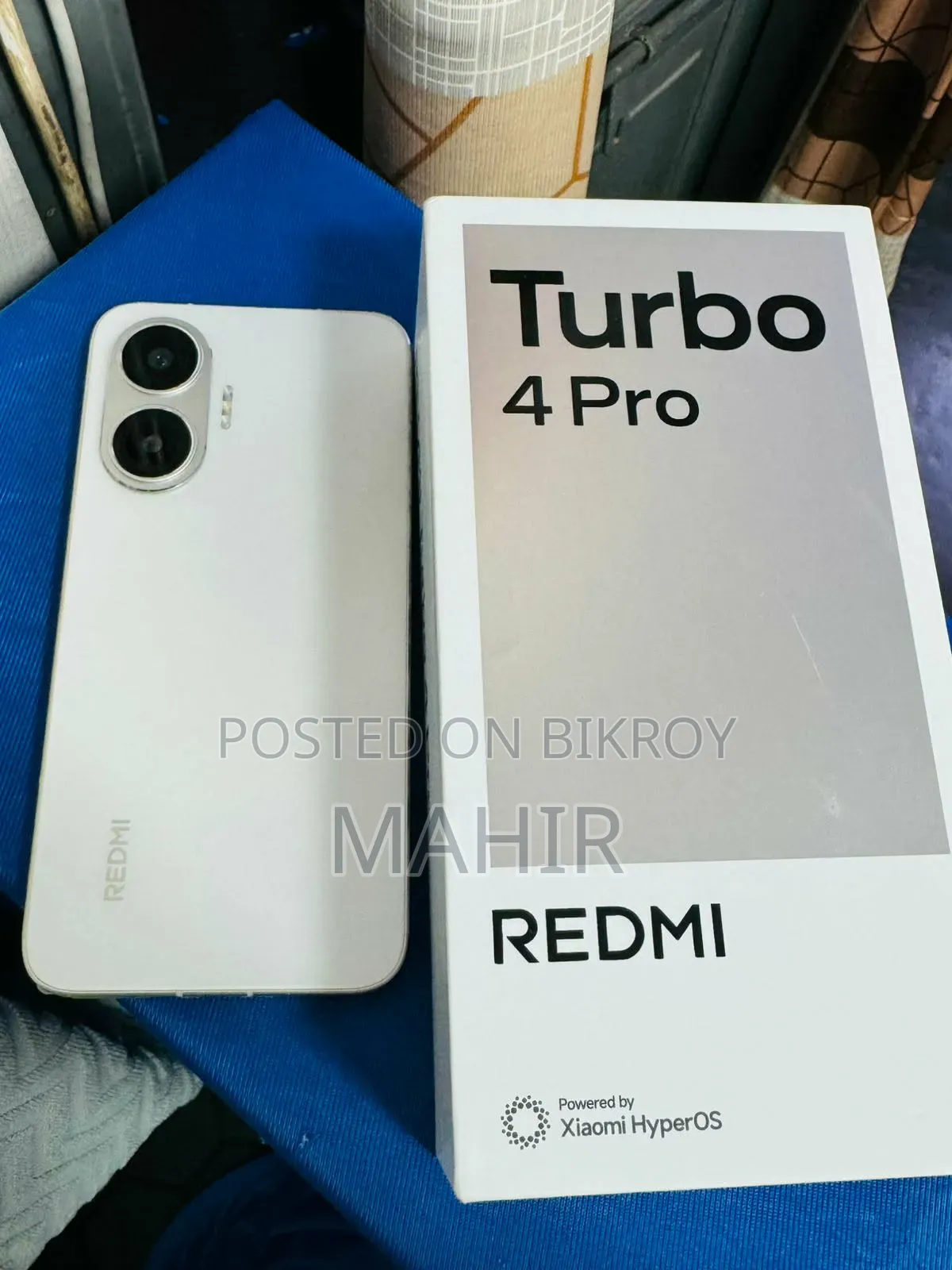 শাওমি রেডমি টার্বো ৪ প্রো ২৫৬ জিবি সাদা