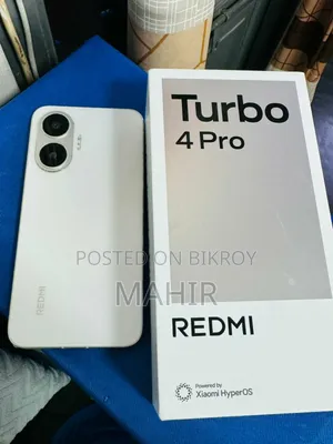 শাওমি রেডমি টার্বো ৪ প্রো ২৫৬ জিবি সাদা
