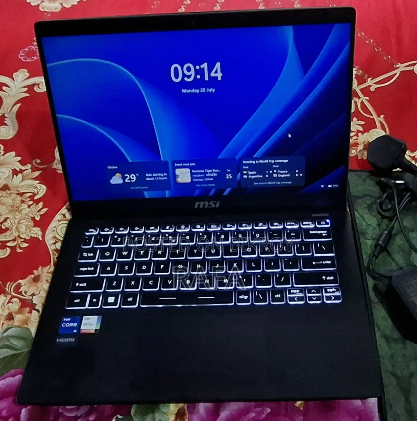 Laptop MSI Modern 14 16GB Intel Core i5 SSD 512GB