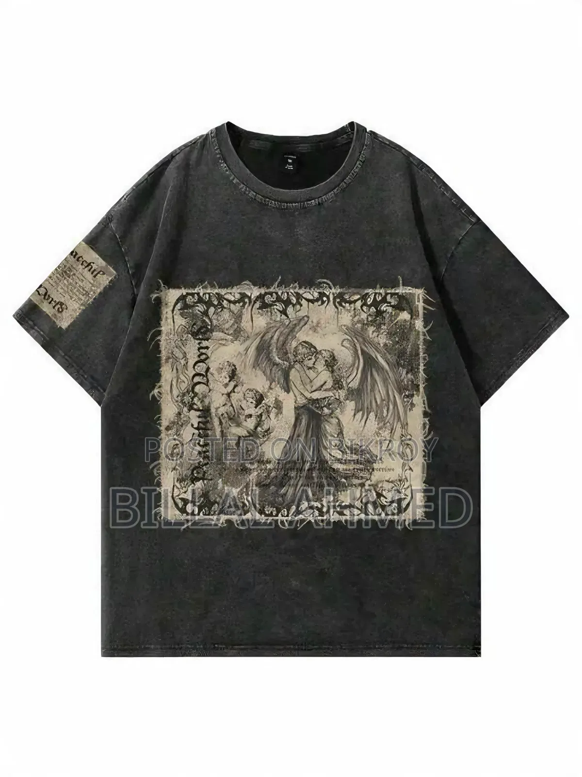 Printed Drop Shoulder