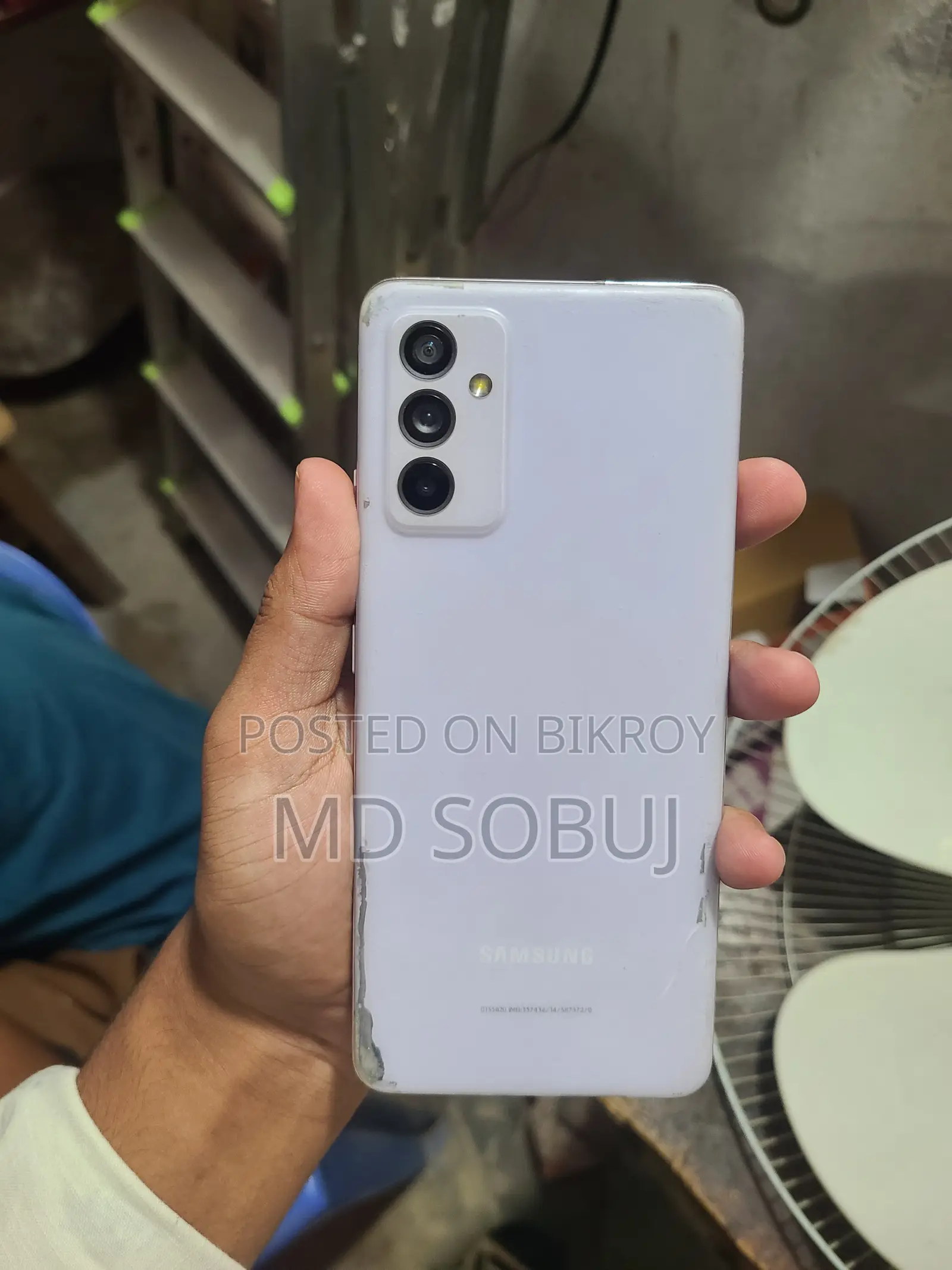 স্যামসাং গ্যালাক্সি এ৮২ ৫জি (গ্যালাক্সি কোয়ান্টাম ২) ১২৮ জিবি সিলভার