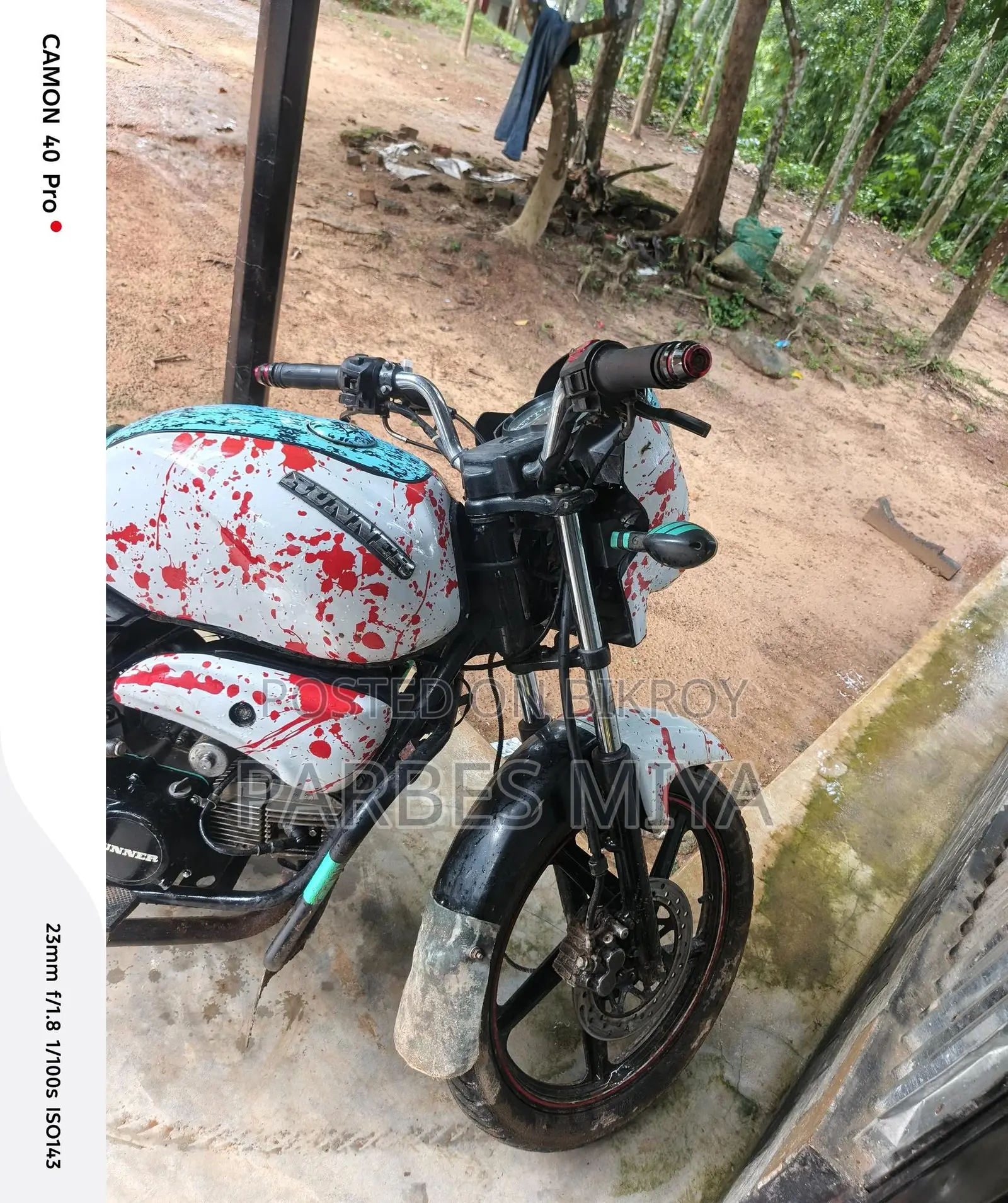 Wottan Motor Rebbe 125 ২০২০ কালো
