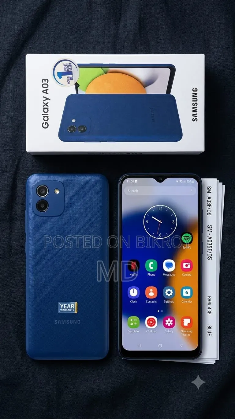 Samsung Galaxy A03 64 GB Blue