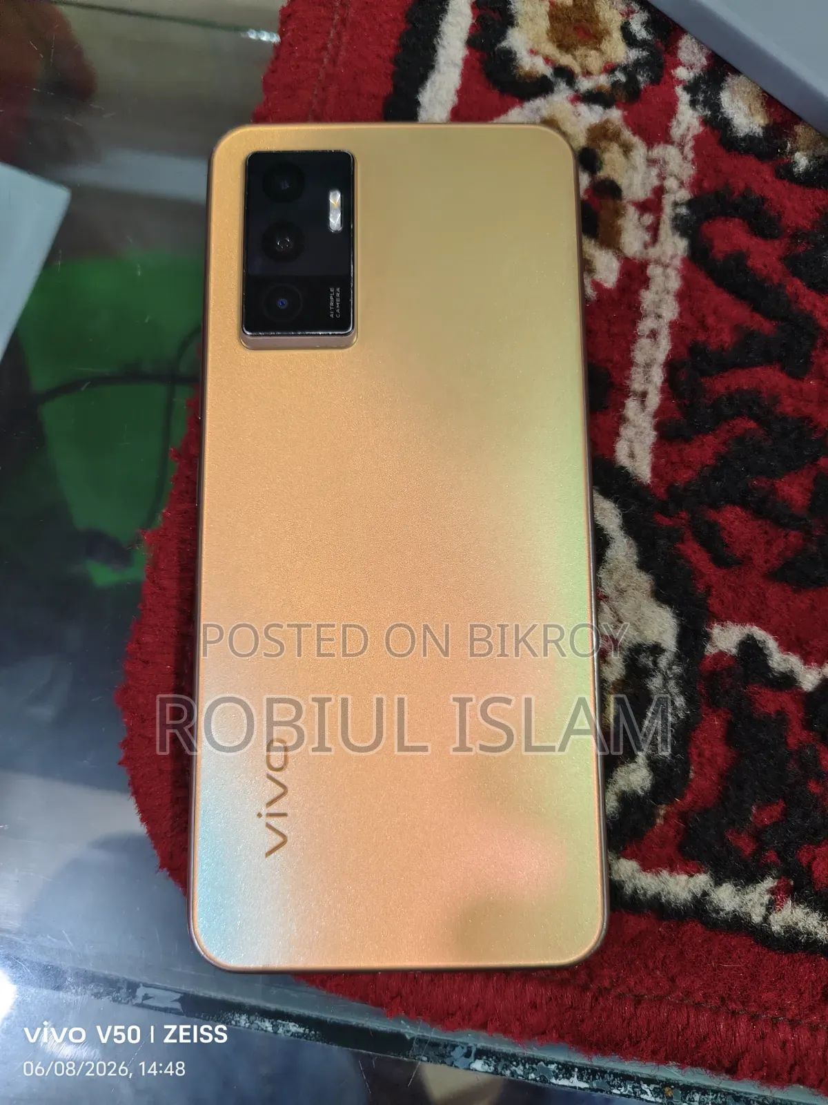 ভীভো ভি২৩ ১২৮ জিবি গোল্ড