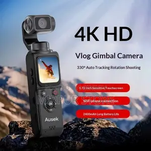 Action Camera AT-M105 Face-Tracking Pocket Camera With Touchscreen