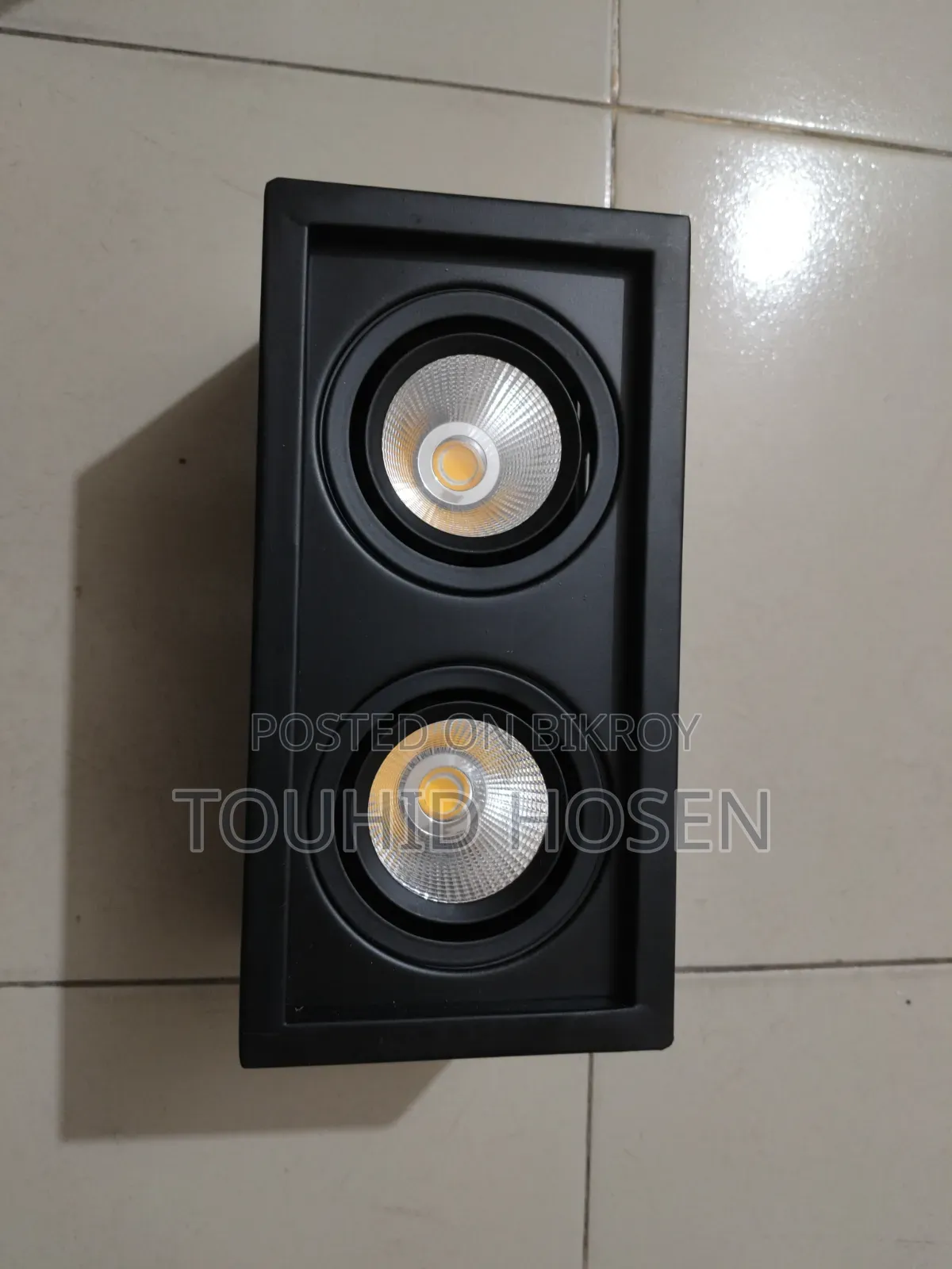 Double Head Surface Mounted LED COB Spotlight 24W