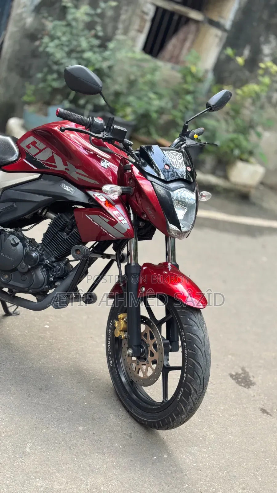নতুন সুজুকি জিক্সার ২০২৪ লাল