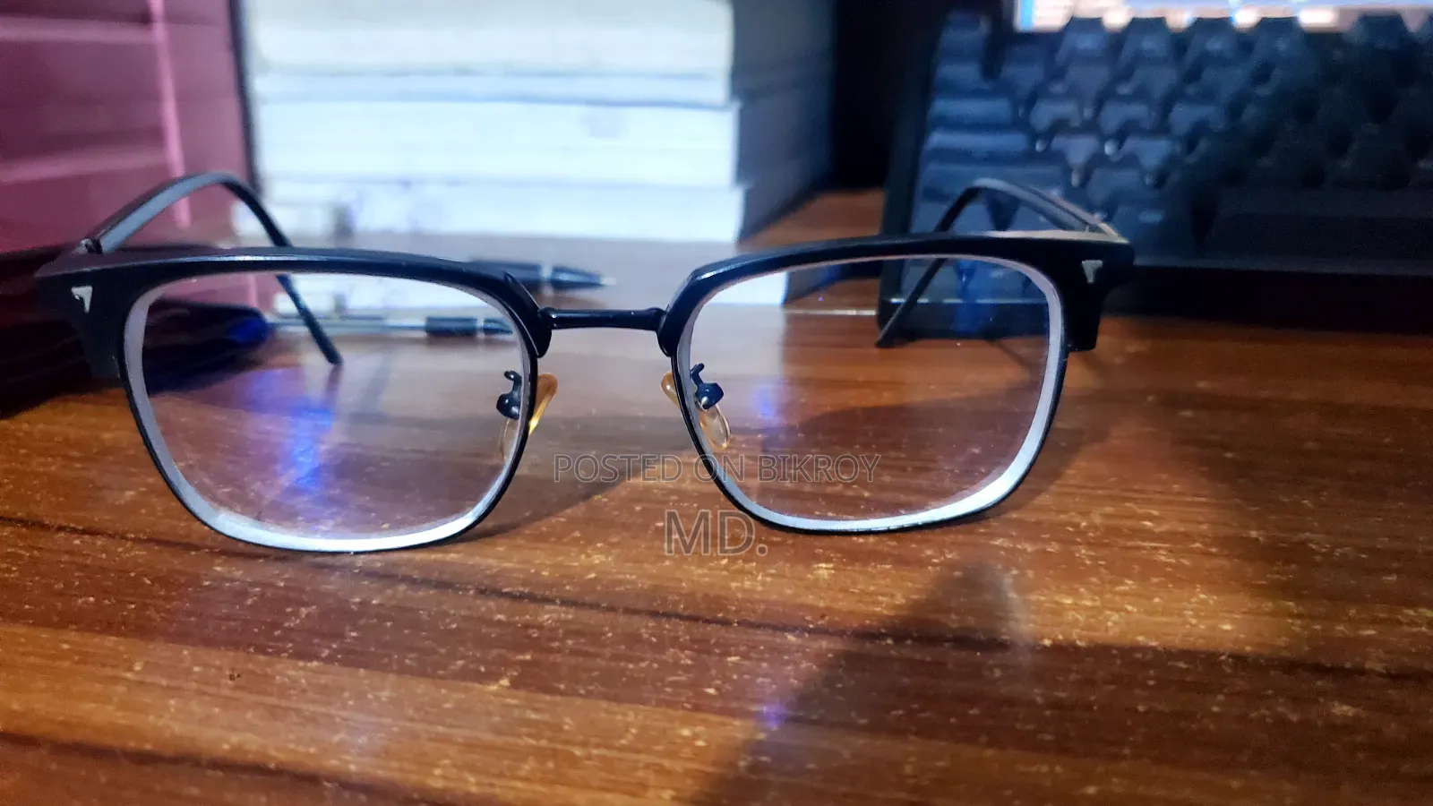 Blu Cut Power Glass With Frame
