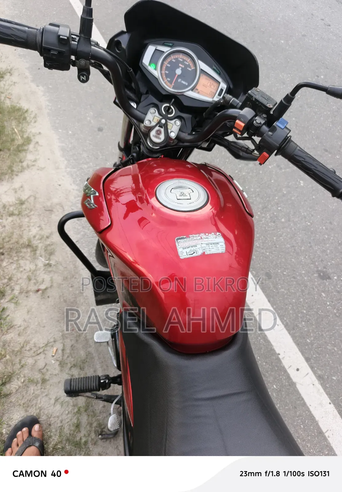 হিরো ইগনিটর ২০২১ লাল