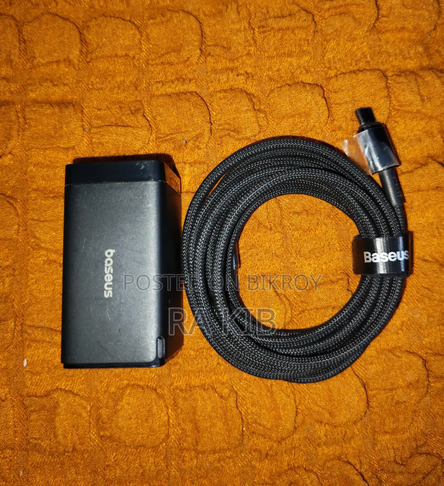 Baseus GaN5 Pro 65W,
Or Baseus Tungsten Gold 100W Type-C to Type-C