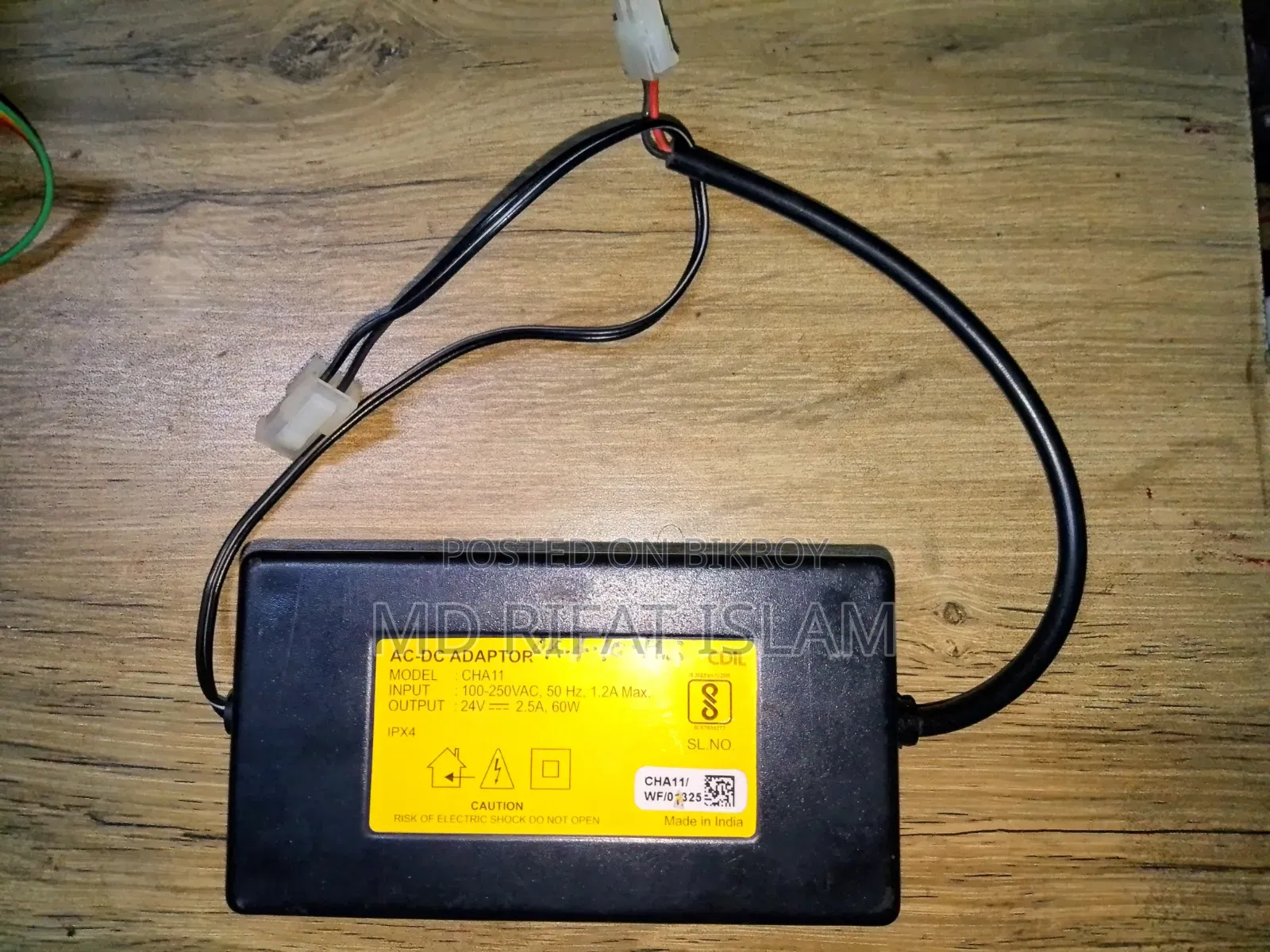 Electric Bicycle Charger 24 Volt 60 Watt
