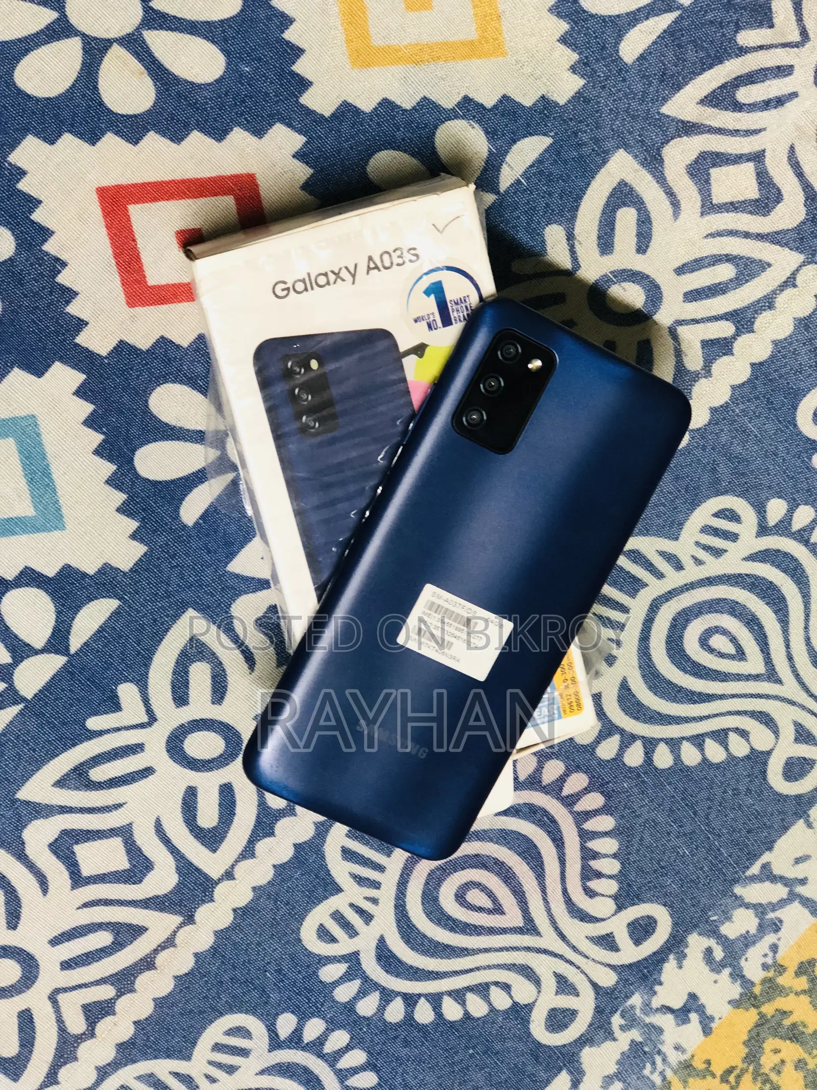 নিউ স্যামসাং গ্যালাক্সি এ০৩এস ৬৪ জিবি ব্লু