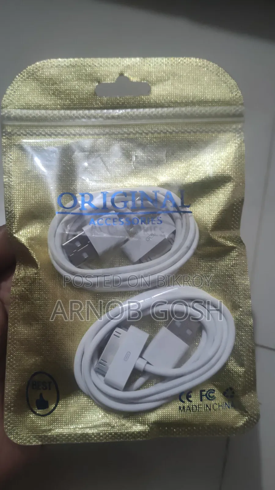 30 Pin USB Cable for iPhone 4/4s/iPod 2,3 (4pcs)