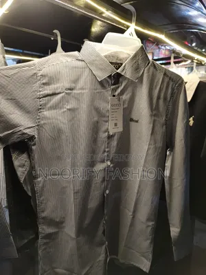 Premium White Formal Shirt | Polo Style | Full Sleeve | Smart Fit