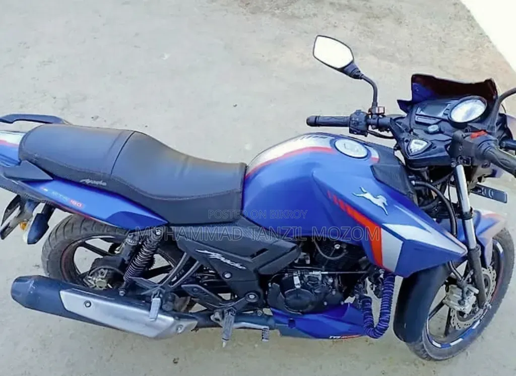 TVS Apache RTR 160 2V ABS 2018 Blue