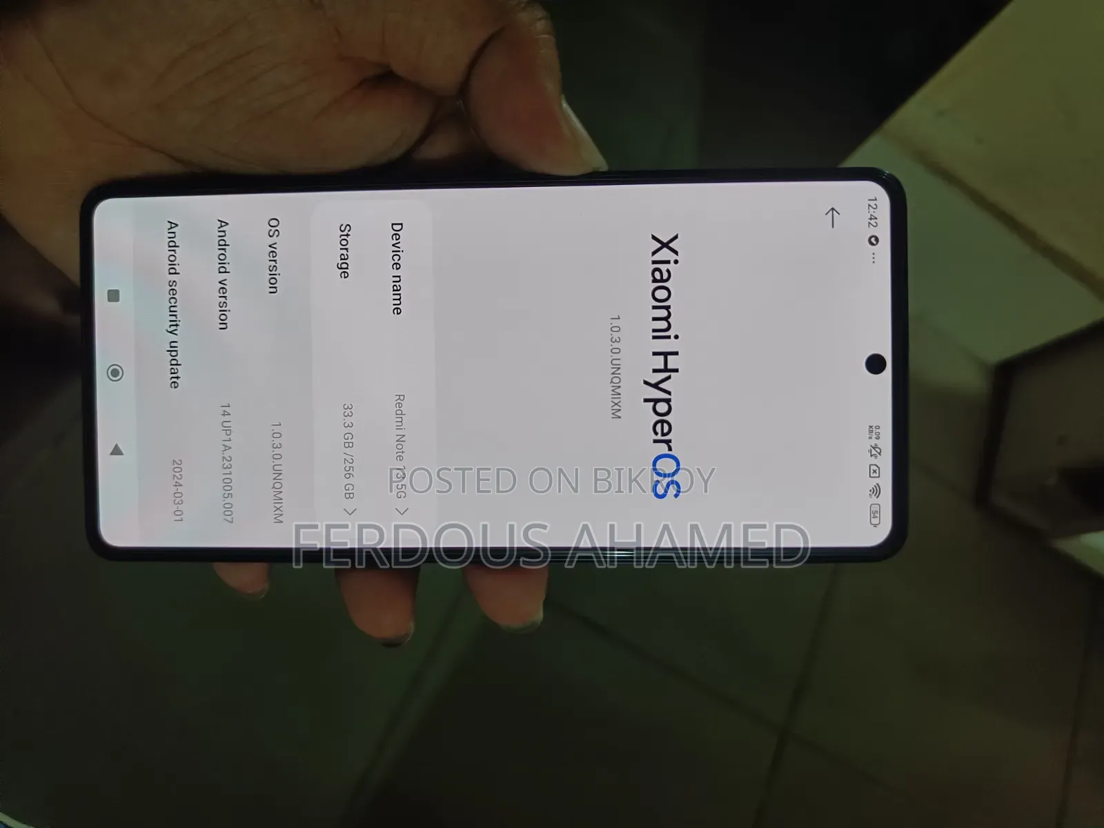 Xiaomi Redmi Note 13 256 GB Black