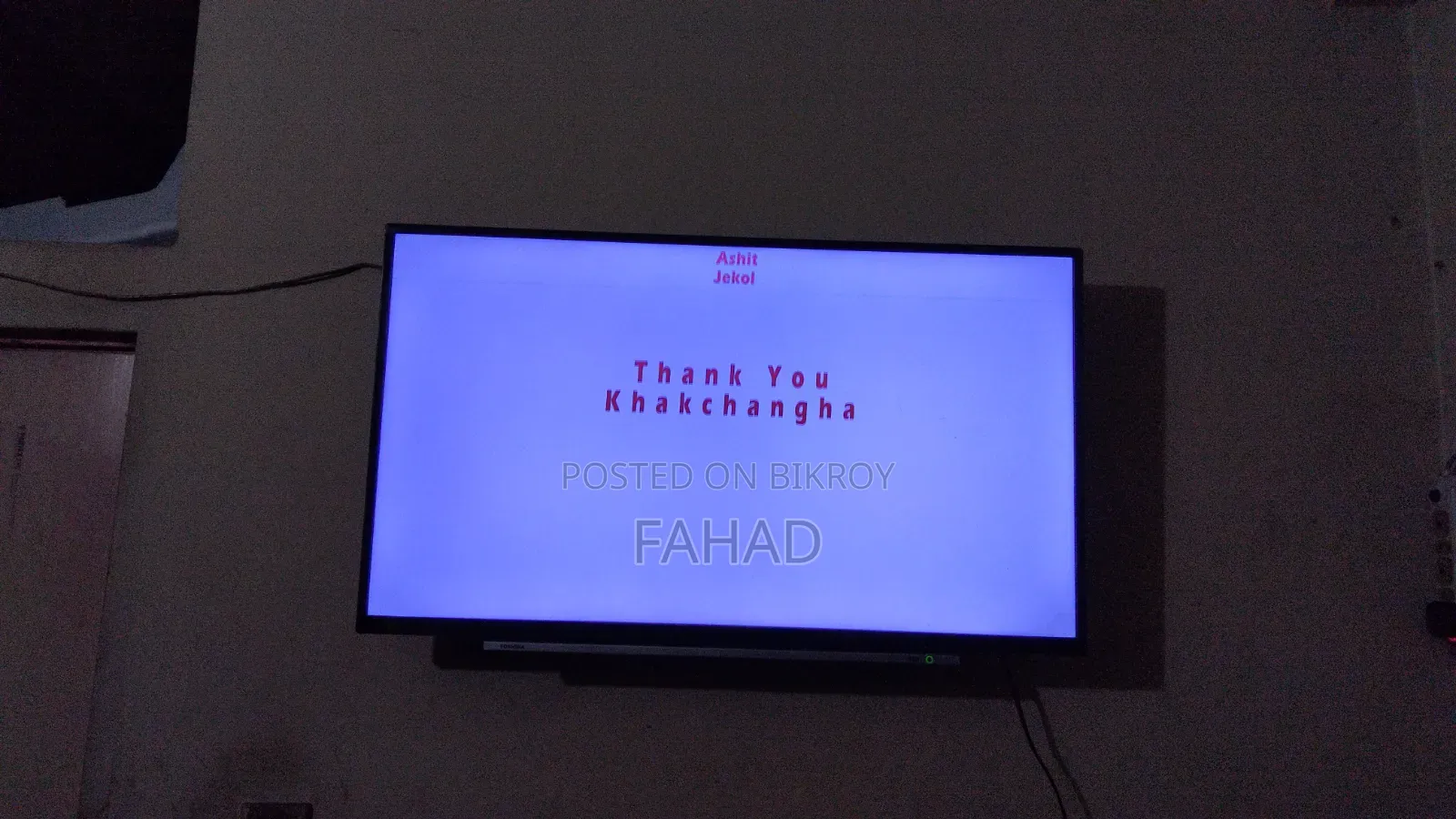 40" Toshiba Smart TV