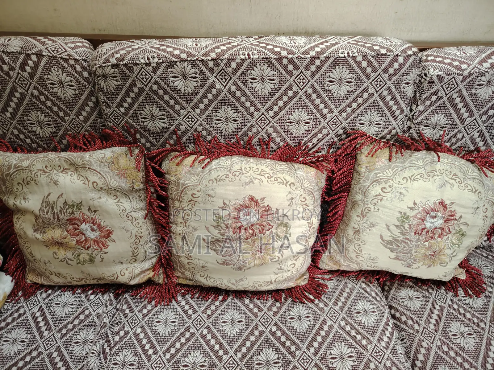 Sofa Set 3 Seat With Cushion