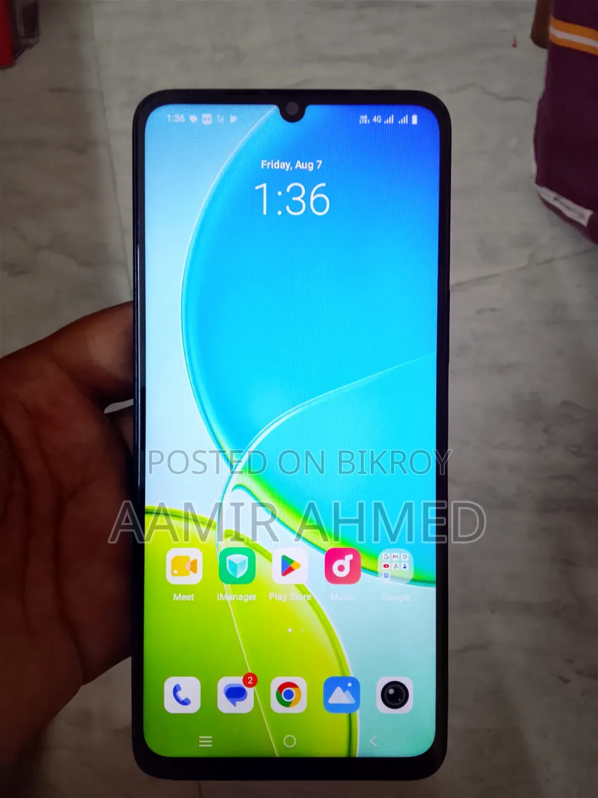 Vivo Y04 128 GB Blue