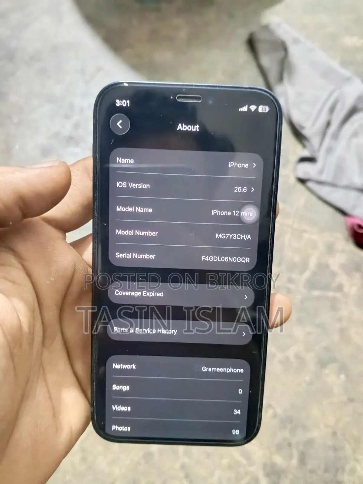 Apple iPhone 12 mini 64 GB Black