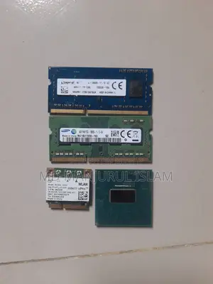 ল্যাপটপ প্রসেসরস, র‍্যাম এবং ওয়াইফাই মডিউলস