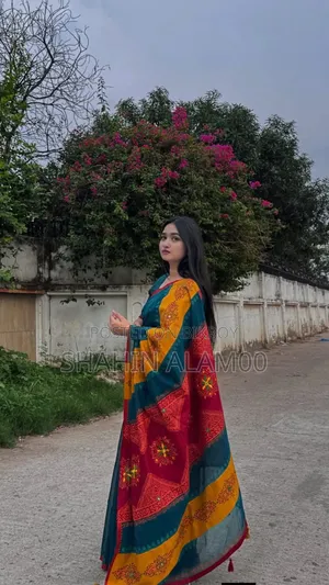 Half Silk Butik Sharee With Blouse Piece