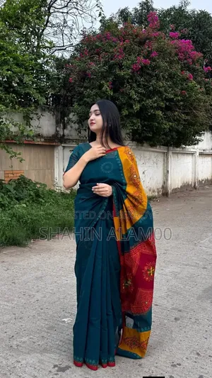 Half Silk Butik Sharee With Blouse Piece