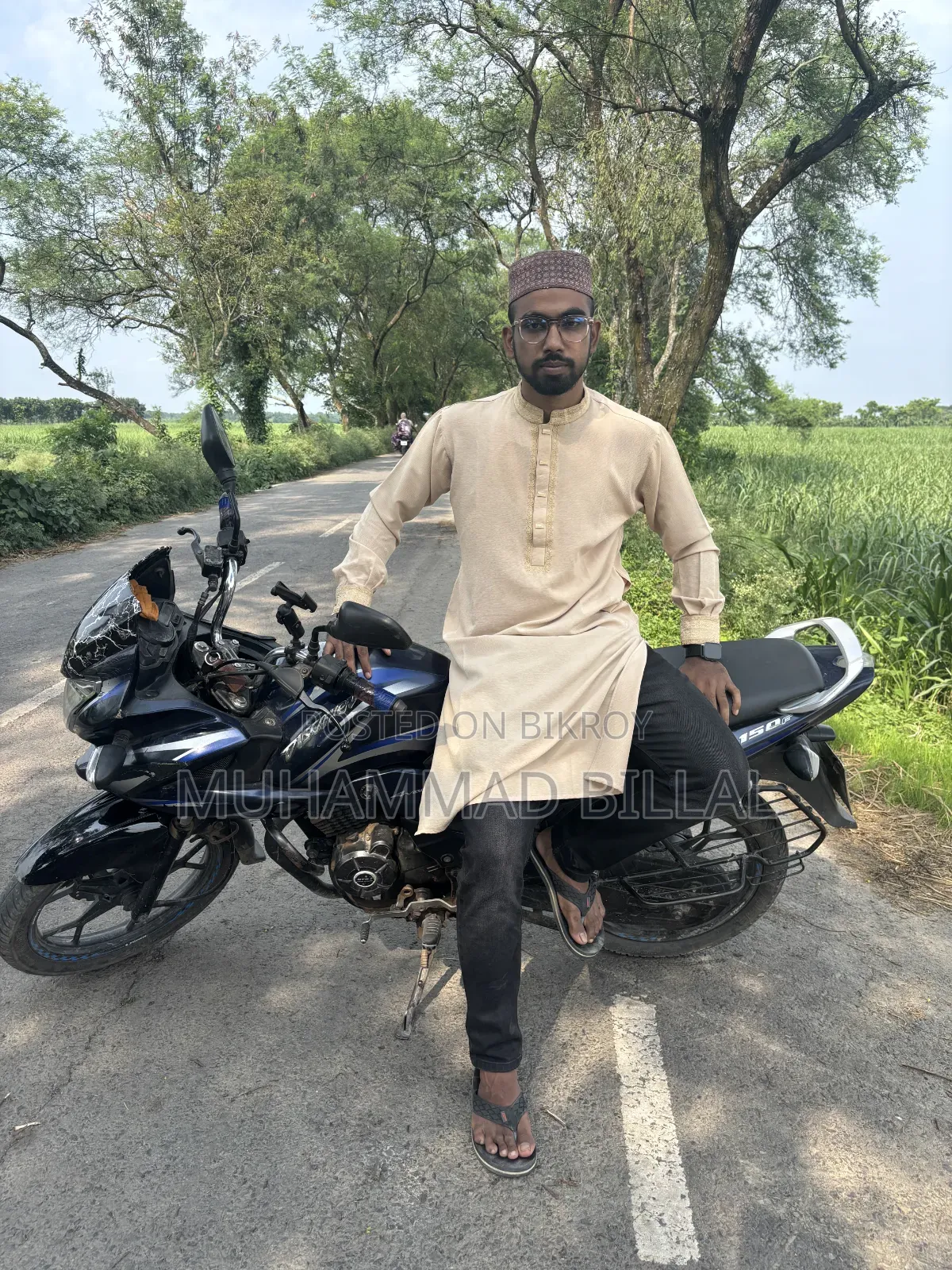Bajaj Discover 150F 2018 Blue