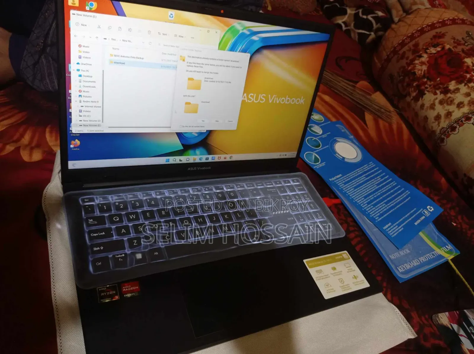 Laptop Asus Vivobook 15 16GB AMD Ryzen 5 SSD 512GB