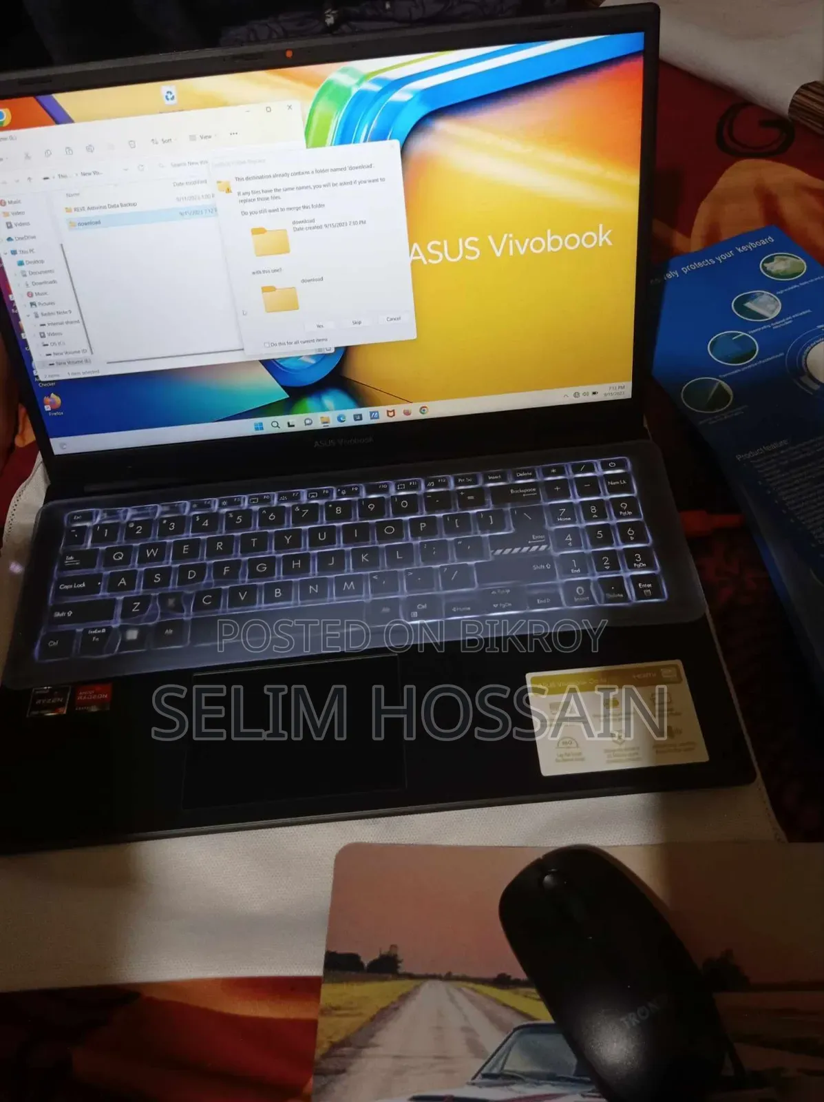 Laptop Asus Vivobook 15 16GB AMD Ryzen 5 SSD 512GB