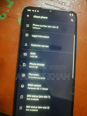 Vivo Y20 64 GB Blue